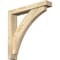 Ekena Millwork Thorton Block Rough Sawn Bracket w/ Offset Brace, Douglas Fir, 4"W x 22"D x 22"H BKT0402X22X22THR05RDF - alternate 1
